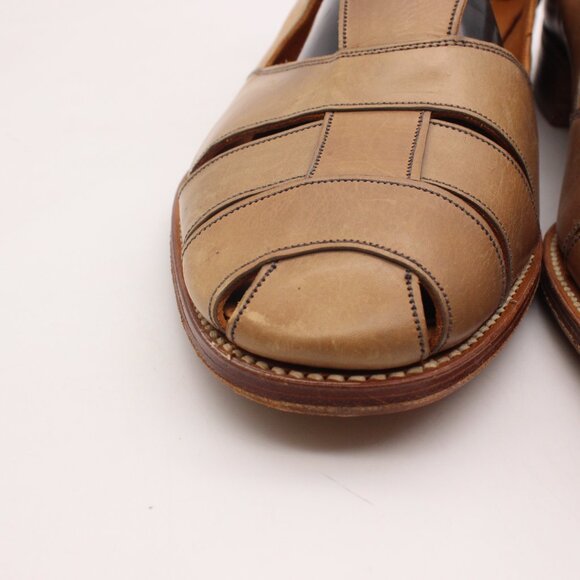 Grenson Footmaster Fisherman Men\'s Size 11.5 D Brown Leather Shoes England main image 8